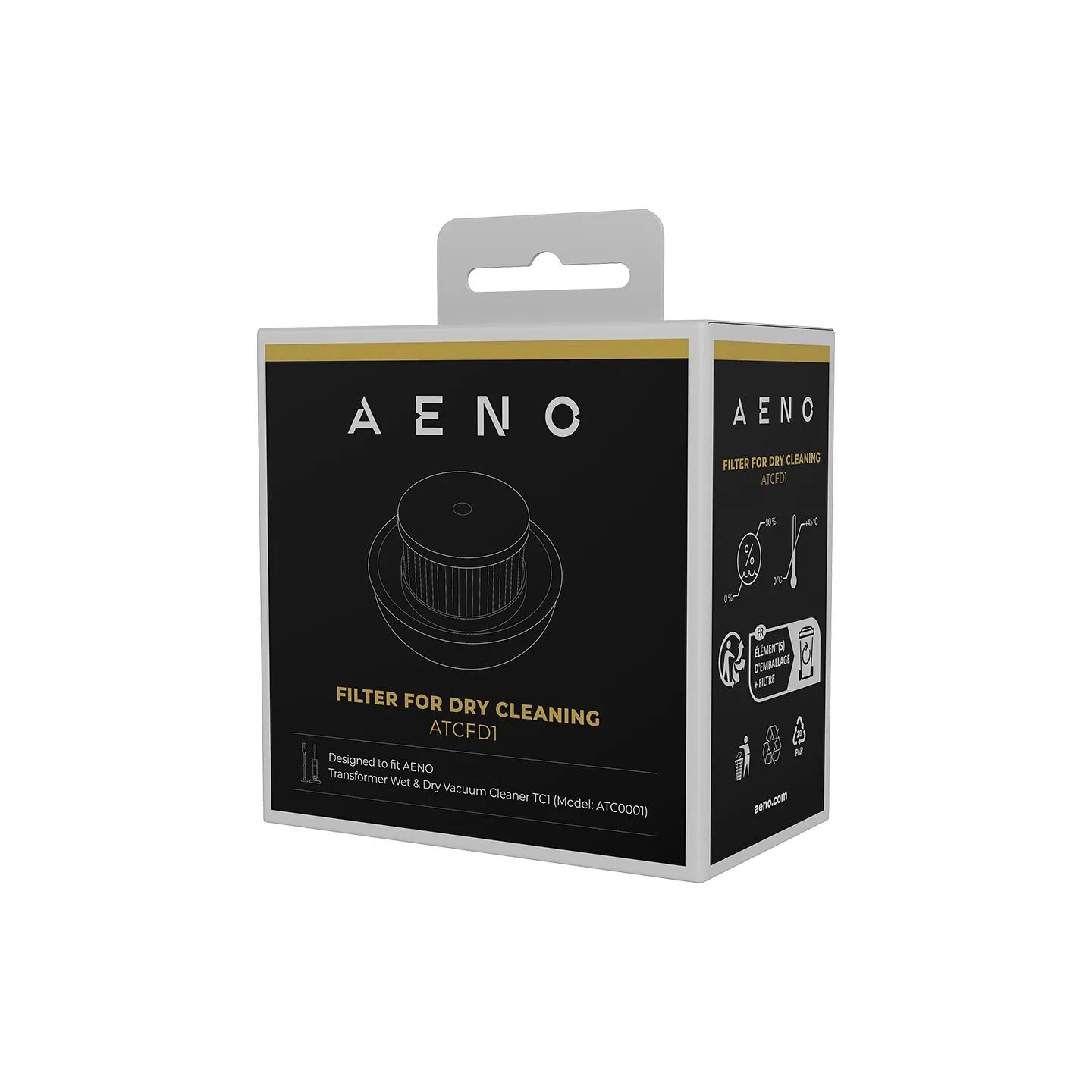 Aeno ATCFD1 Filter Dry, 1 pc/GB, GB 95*95*55mm, NW 69g, GW 88g