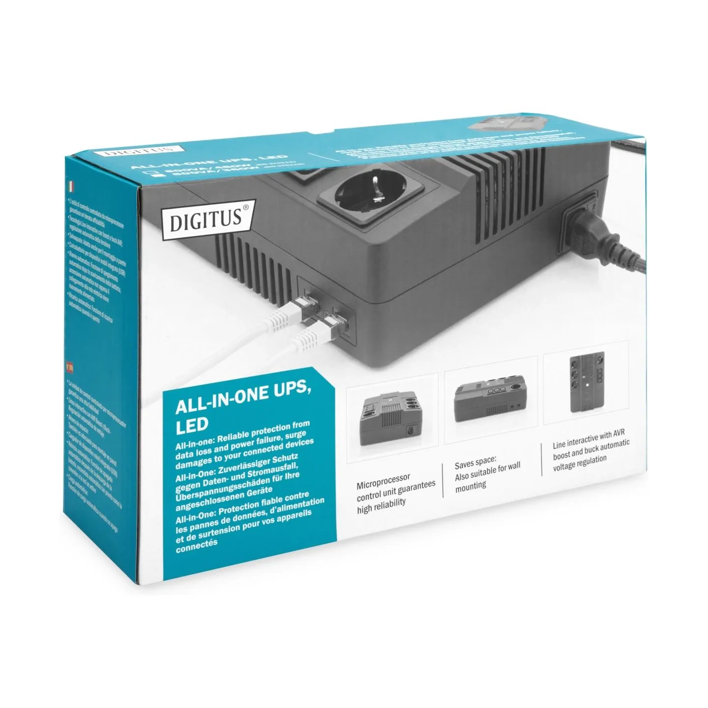 Digitus UPS Line-Interactive 600VA/360W AVR
