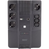 Digitus | All-in-One UPS | All-in-One UPS, 600VA/360W, LED 12V/7Ah x1, 4x CEE 7/7,3x IEC C13, USB, RJ45 | 600 VA | 360 W