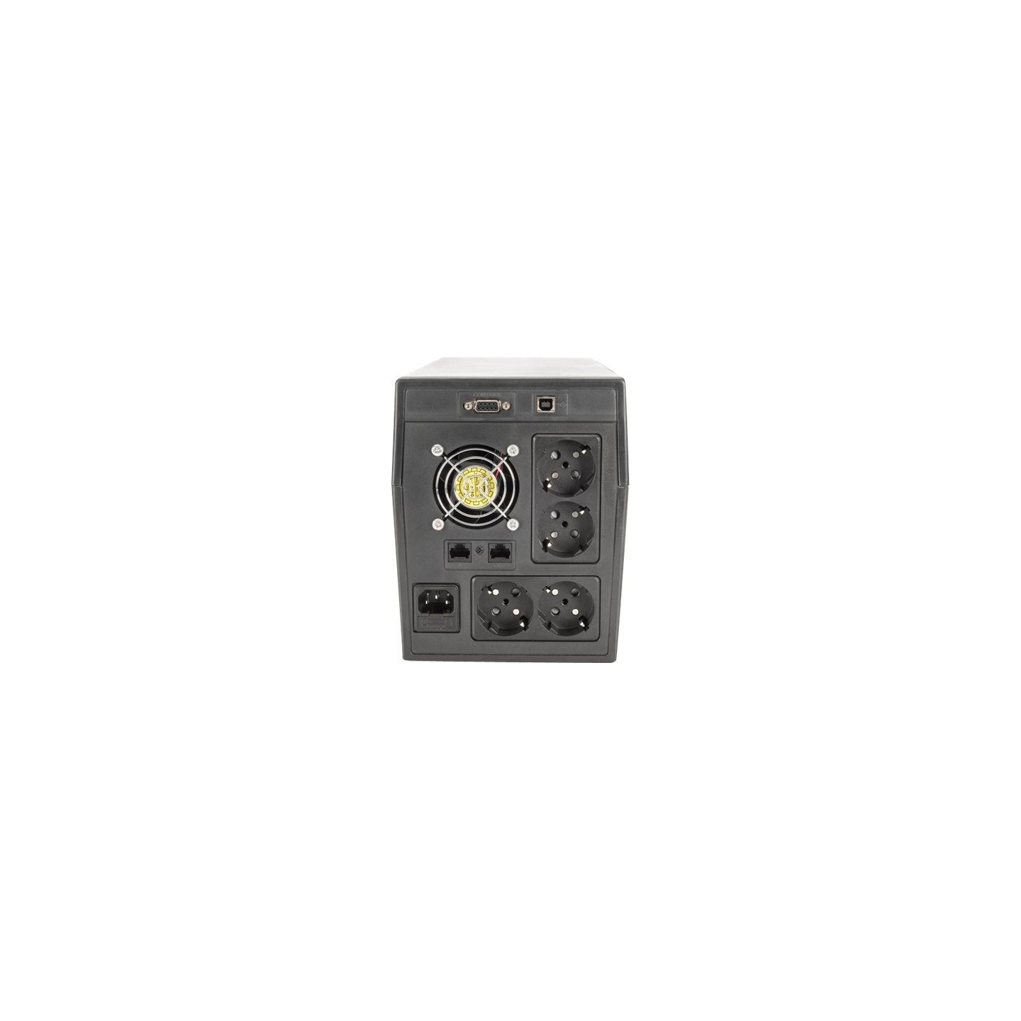 Digitus | Line-Interactive UPS | Line-Interactive UPS DN-170074, 1000VA, 600W, 2x 12V/7Ah battery, 4x CEE 7/7 outlet, 2x RJ45, 1
