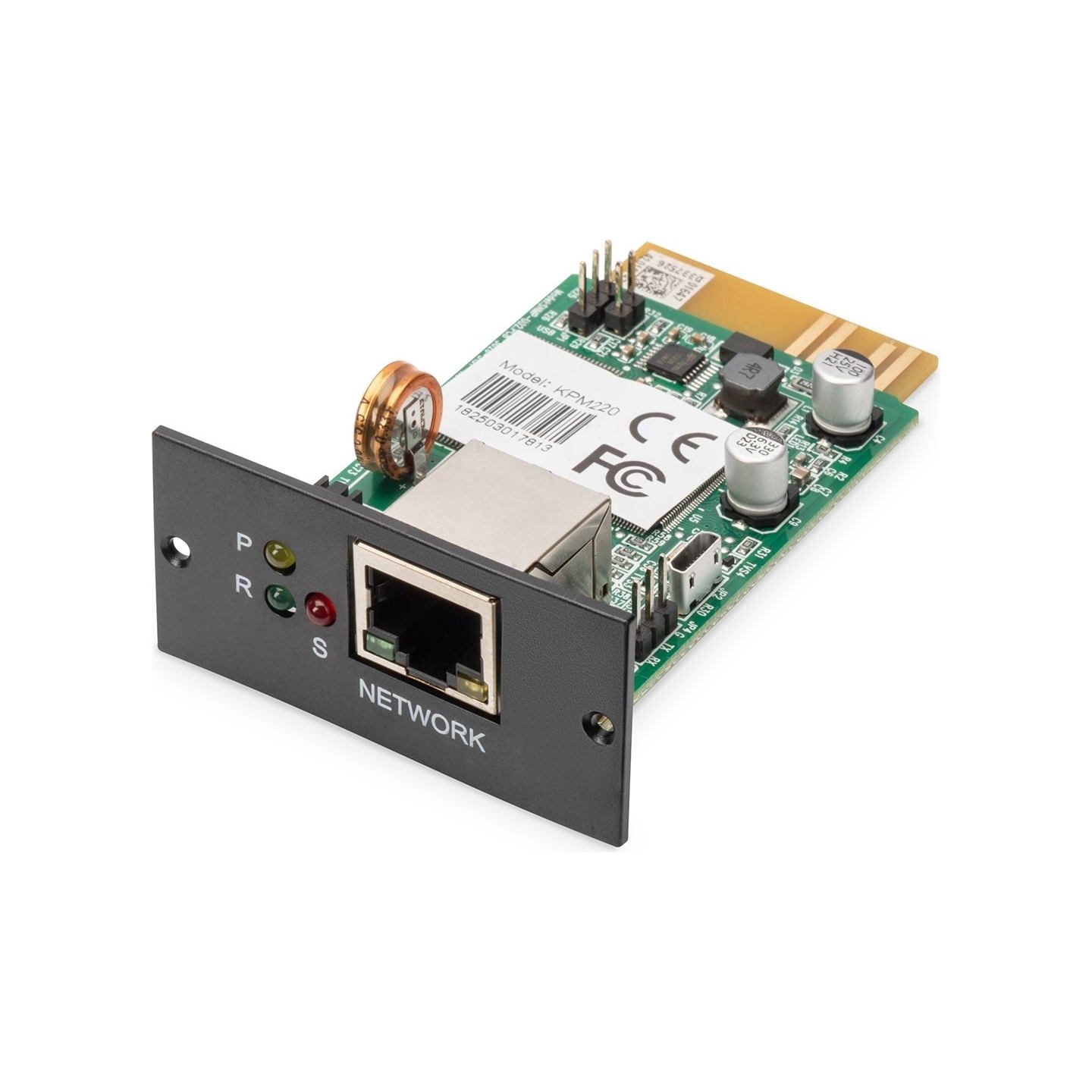 Digitus | SNMP and WEB card for DIGITUS OnLine UPS rack mount units | DN-170100-1