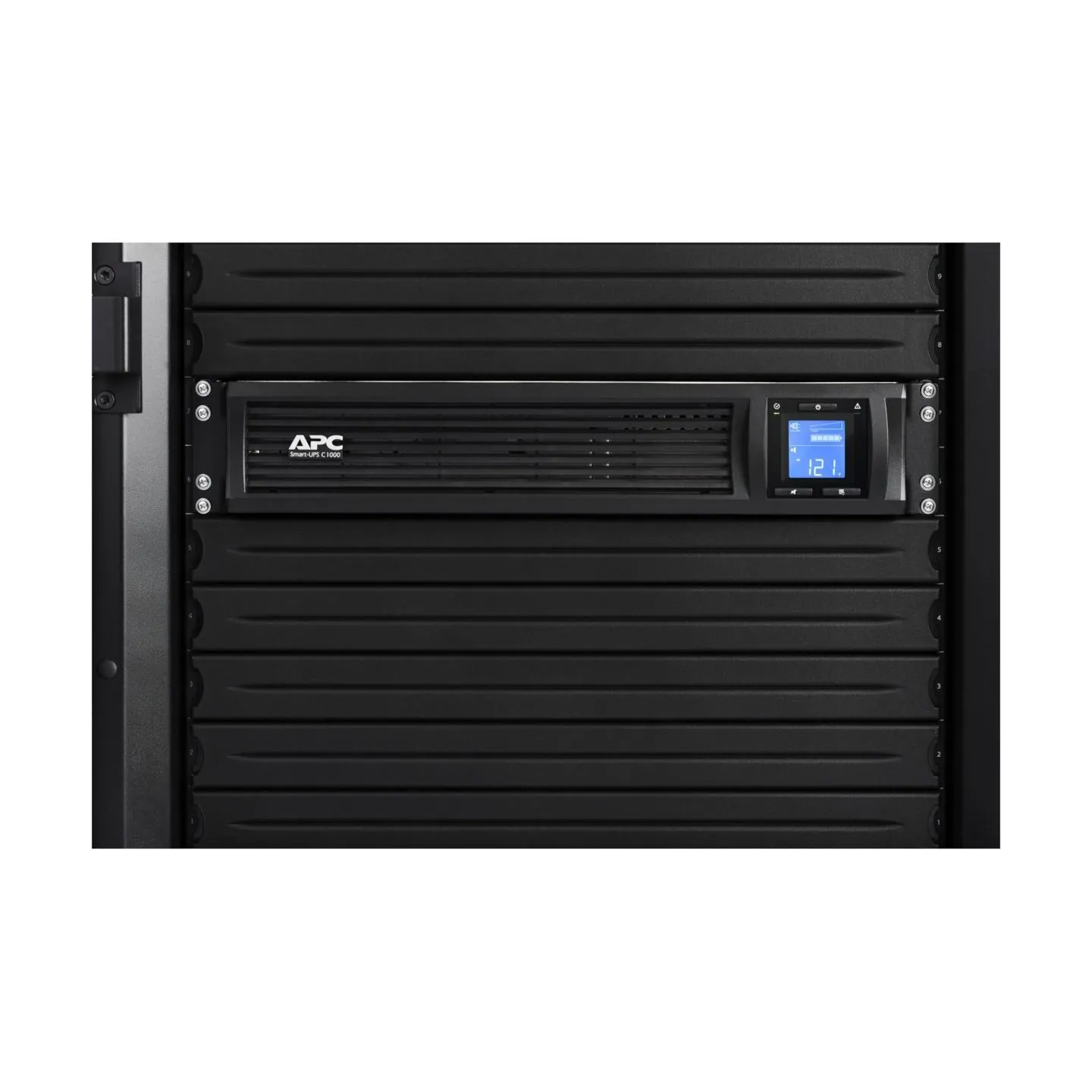Schneider Electric APC Smart-UPS C, Rackmount 2U, 4x IEC C13 outlets, SmartConnect port, USB and serial communication, AVR, grap