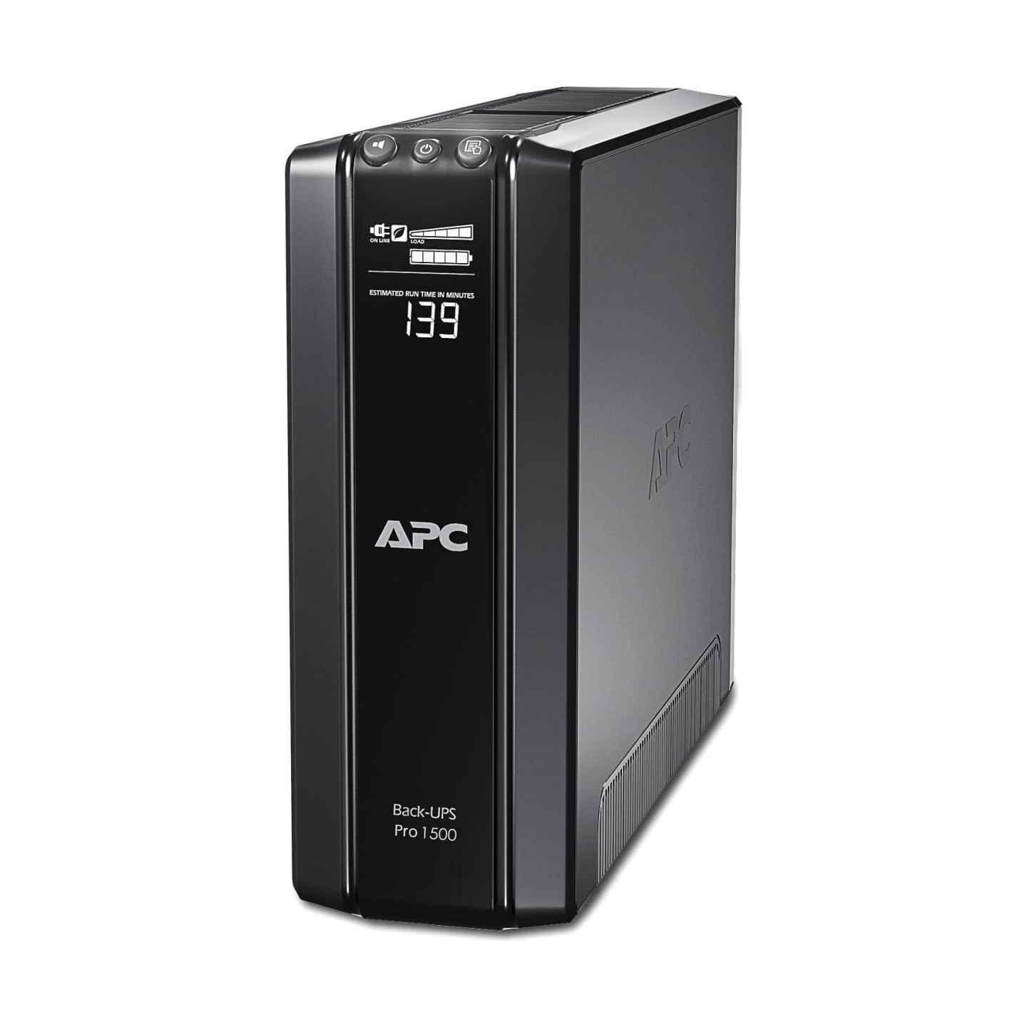 Schneider Electric APC Back-UPS Pro, Tower, 10x IEC C13 outlets, AVR, LCD, user-replaceable battery | BR1500GI | 1500 VA | 865 W