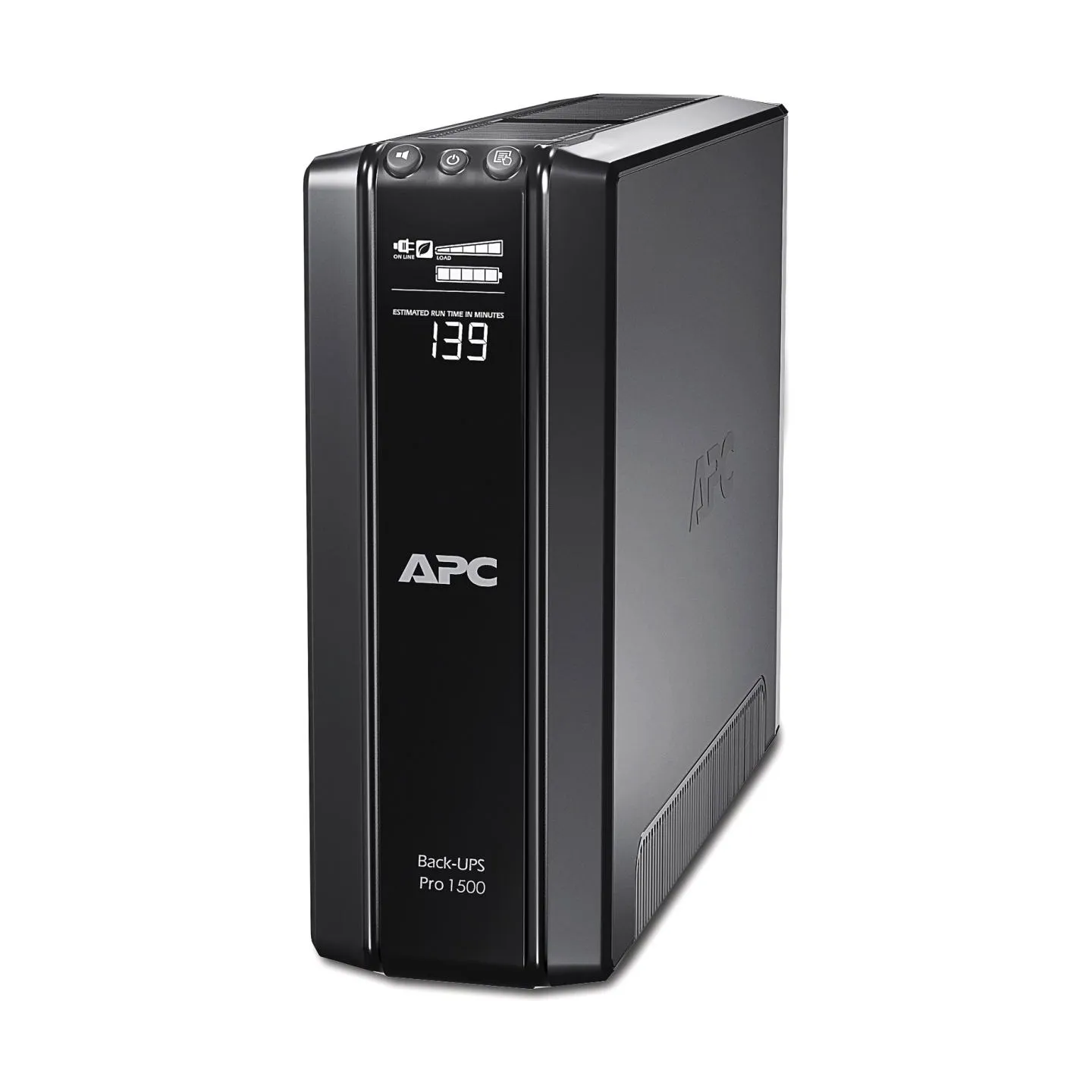 Schneider Electric APC Back-UPS Pro, Tower, 10x IEC C13 outlets, AVR, LCD, user-replaceable battery | BR1500GI | 1500 VA | 865 W