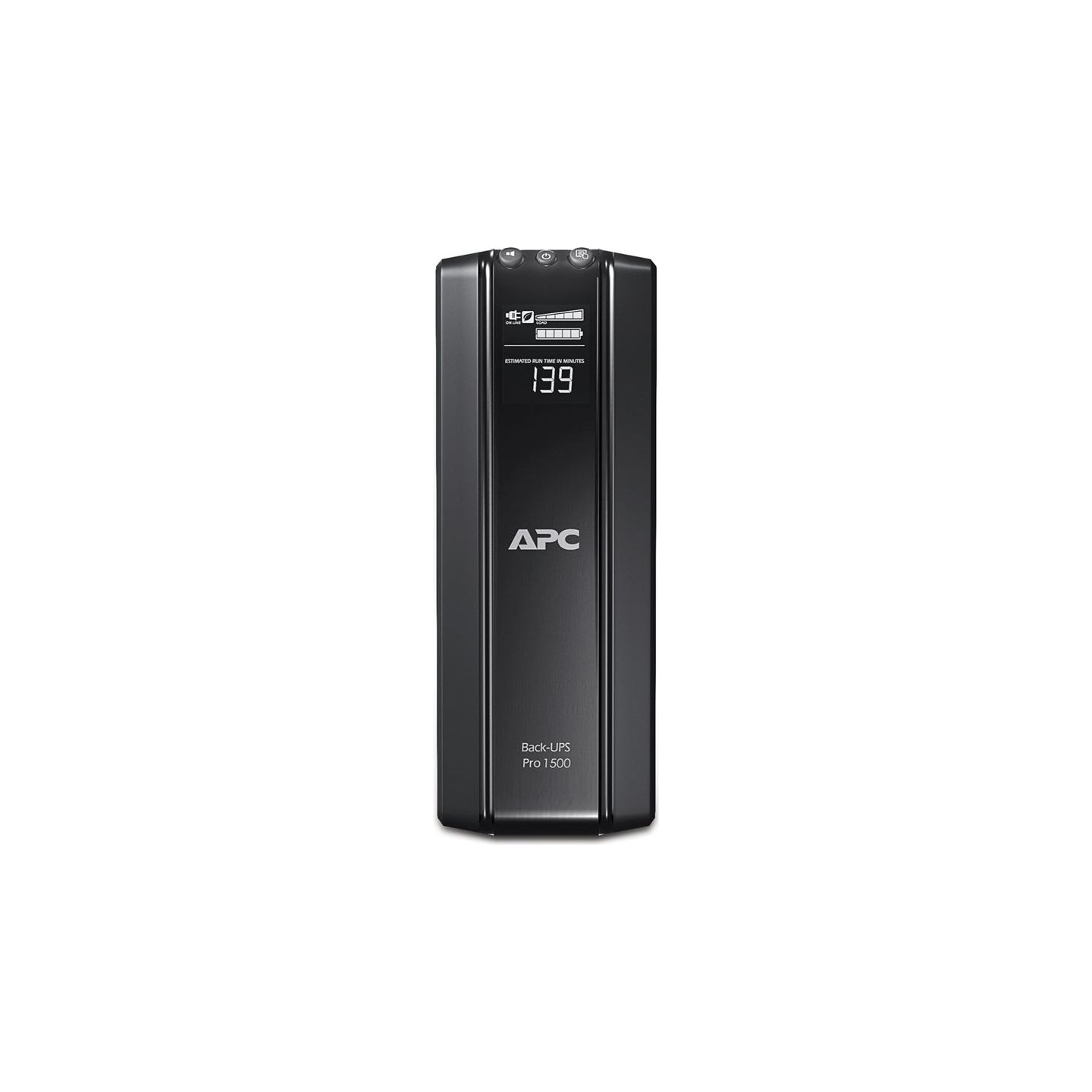 Schneider Electric APC Back-UPS Pro, Tower, 10x IEC C13 outlets, AVR, LCD, user-replaceable battery | BR1500GI | 1500 VA | 865 W