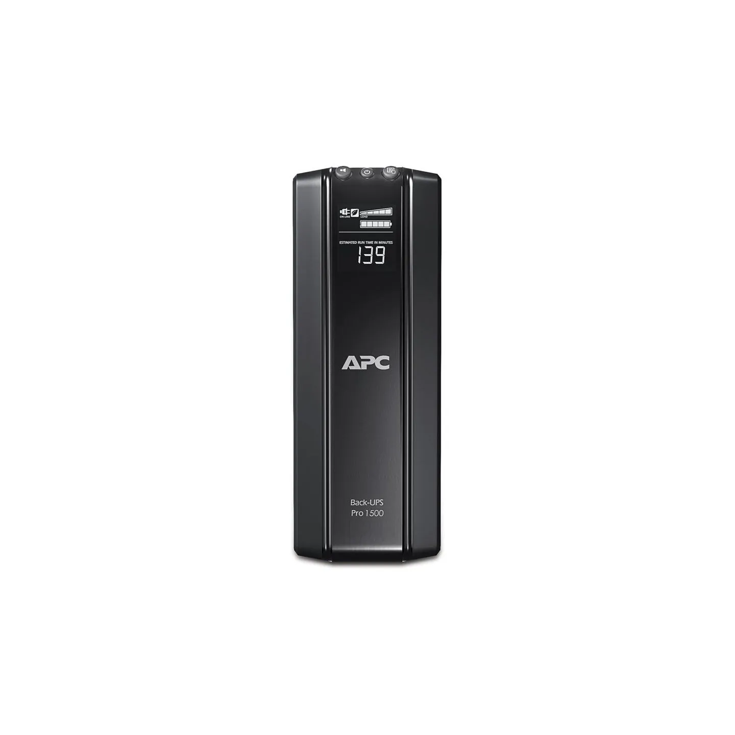 Schneider Electric APC Back-UPS Pro, Tower, 10x IEC C13 outlets, AVR, LCD, user-replaceable battery | BR1500GI | 1500 VA | 865 W