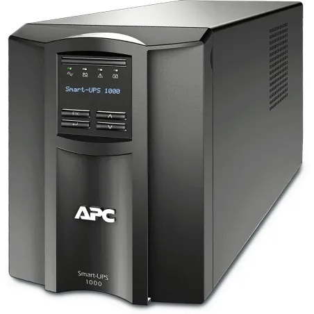 Schneider Electric APC Smart-UPS, Tower, 8x IEC C13 outlets, SmartConnect Port+SmartSlot, AVR, LCD | SMT1000IC | 1000 VA | 700 W