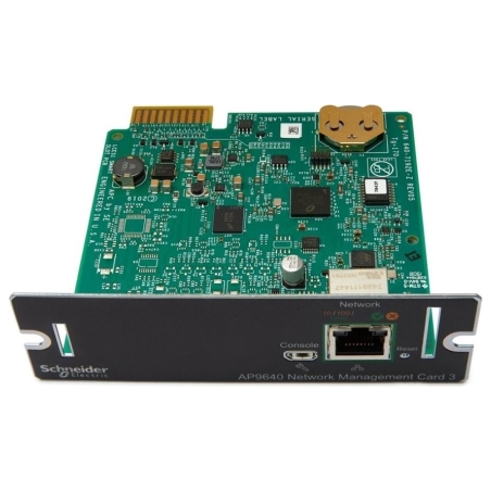 Schneider Electric Device monitoring and control, network management cards, NMC3, secure remote UPS monitoring and control | AP9