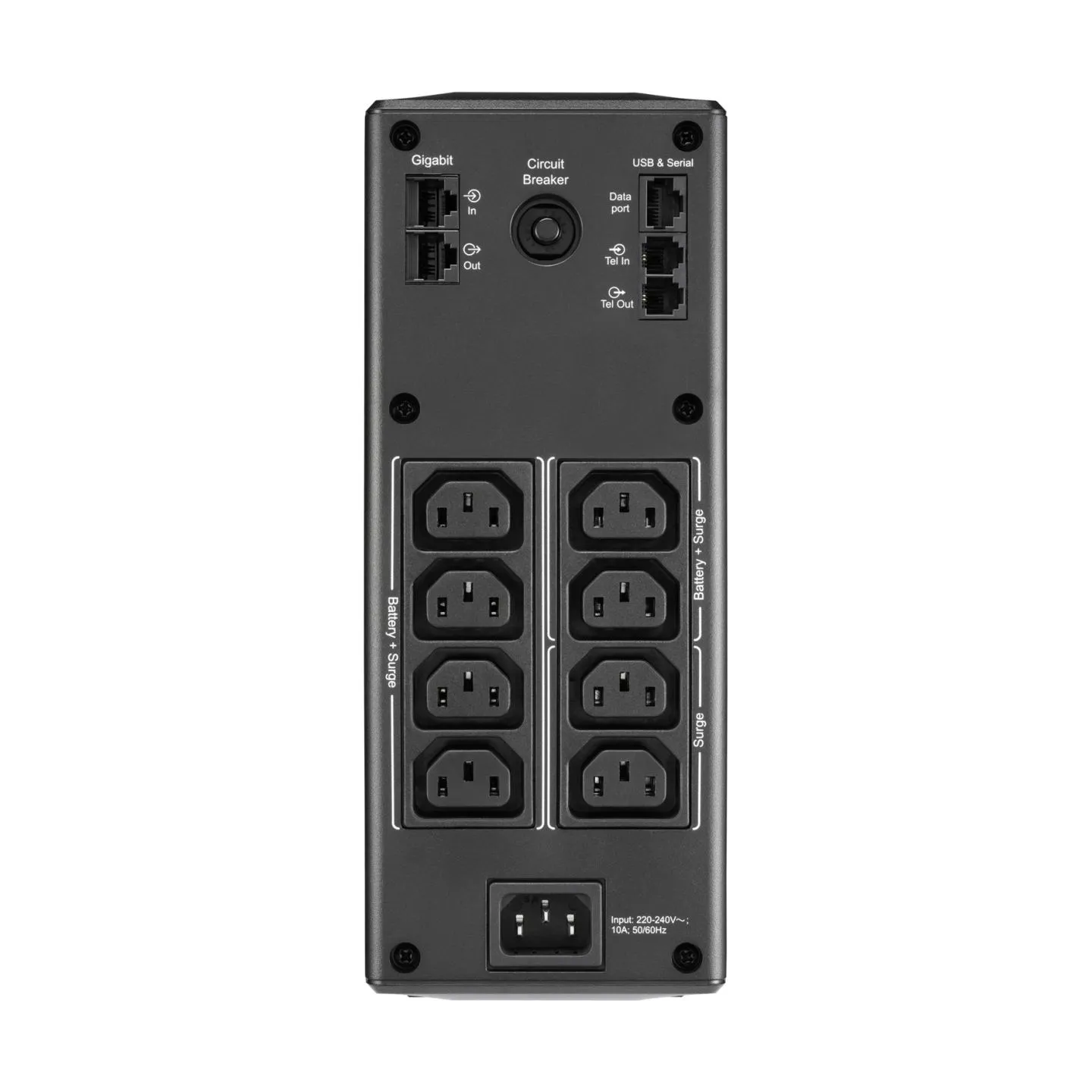 Schneider Electric APC Back-UPS Pro, tower, 230V, 8x IEC C13 outlets, AVR, LCD, user-replaceable battery | BR1300MI | 1300 VA | 