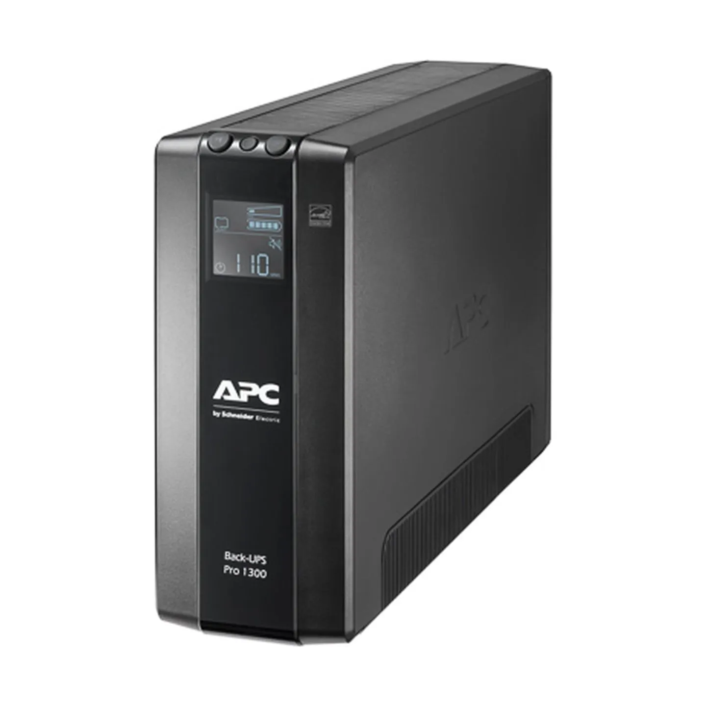 Schneider Electric APC Back-UPS Pro, tower, 230V, 8x IEC C13 outlets, AVR, LCD, user-replaceable battery | BR1300MI | 1300 VA | 