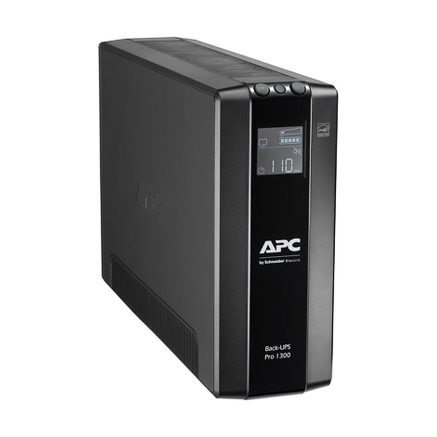 Schneider Electric APC Back-UPS Pro, tower, 230V, 8x IEC C13 outlets, AVR, LCD, user-replaceable battery | BR1300MI | 1300 VA | 