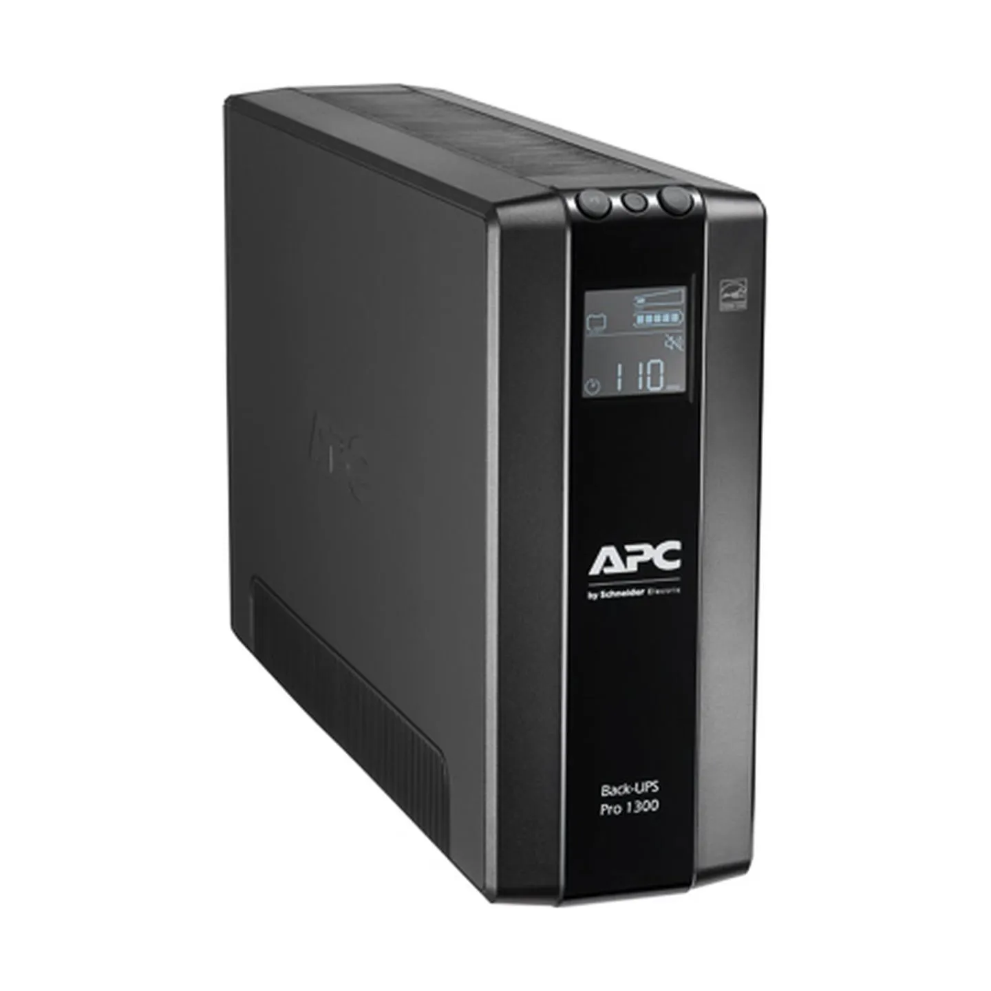 Schneider Electric APC Back-UPS Pro, tower, 230V, 8x IEC C13 outlets, AVR, LCD, user-replaceable battery | BR1300MI | 1300 VA | 