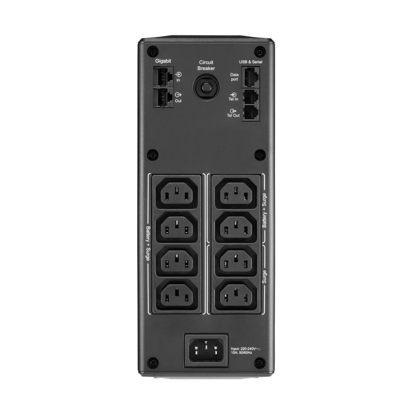 Schneider Electric APC Back-UPS Pro, tower, 230V, 8x IEC C13 outlets, AVR, LCD, user-replaceable battery | BR1300MI | 1300 VA | 