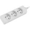 Lanberg Cable Power Strip, 3X French Outlets Quality-Grade Copper, 1.5 m | PS0-03E-0150-W
