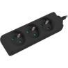 Lanberg Cable Power Strip, 3X French Outlets Quality-Grade Copper, 1.5 m | PS0-03E-0150-BK