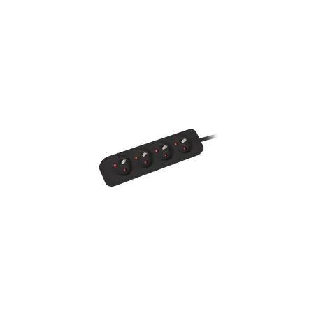 Lanberg Cable Power Strip, 4X French Outlets Quality-Grade Copper, 1.5 m | PS0-04E-0150-BK