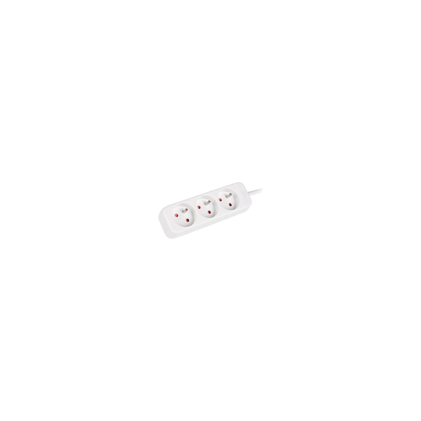 Lanberg Cable Power Strip 3M 3X French Outlets Quality-Grade Copper | PS0-03E-0300-W