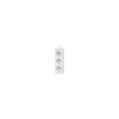 Lanberg Cable Power Strip 3M 3X French Outlets Quality-Grade Copper | PS0-03E-0300-W