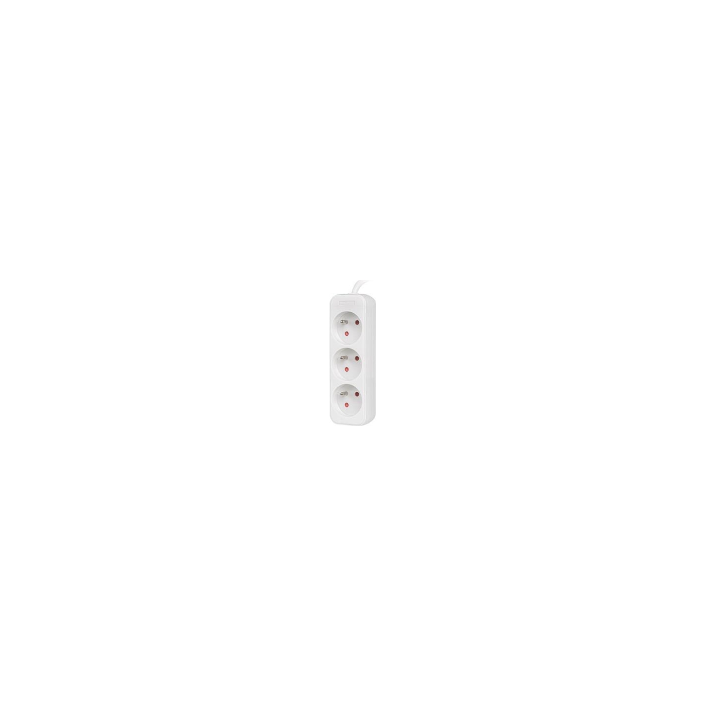 Lanberg Cable Power Strip 3M 3X French Outlets Quality-Grade Copper | PS0-03E-0300-W