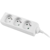 Lanberg Cable Power Strip 3M 3X French Outlets Quality-Grade Copper | PS0-03E-0300-W