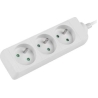 Lanberg Cable Power Strip 3M 3X French Outlets Quality-Grade Copper | PS0-03E-0300-W