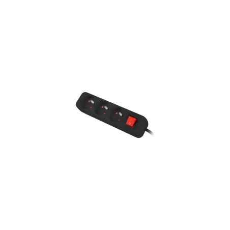 Lanberg Cable Power Strip, 3X French Outlets with Switch, Quality-Grade Copper, 1.5 m | PS1-03E-0150-BK