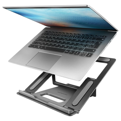 Axagon STND-L NOTEBOOK STANDAluminum stand for 10“ – 16“ notebooks. Four adjustable positions.