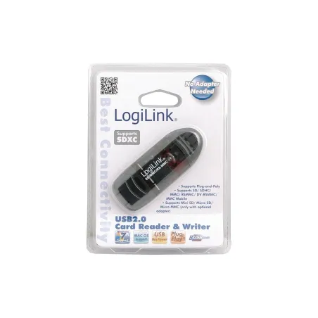 Logilink | Cardreader USB 2.0 Stick external for MMC, RS-MMC, SD and SD HC