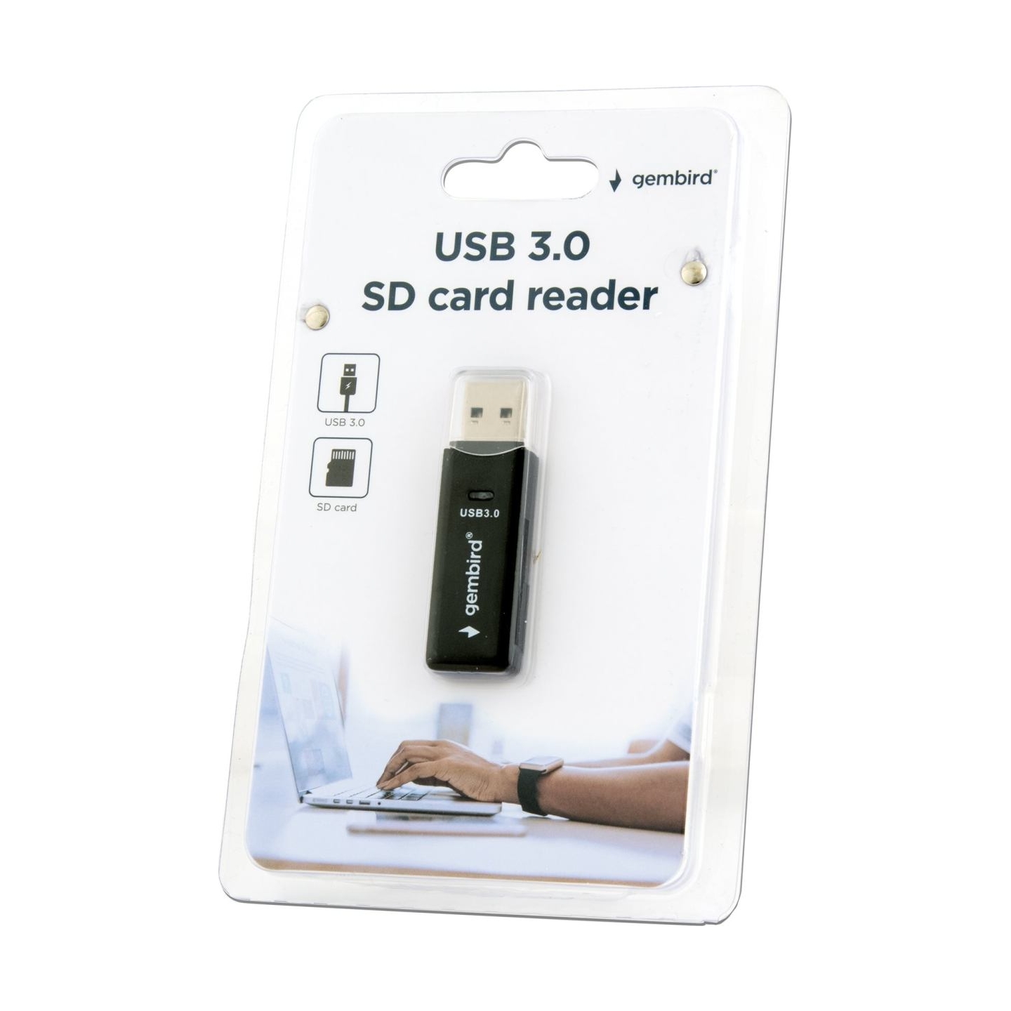 Gembird | Compact USB 3.0 SD card reader, Blister