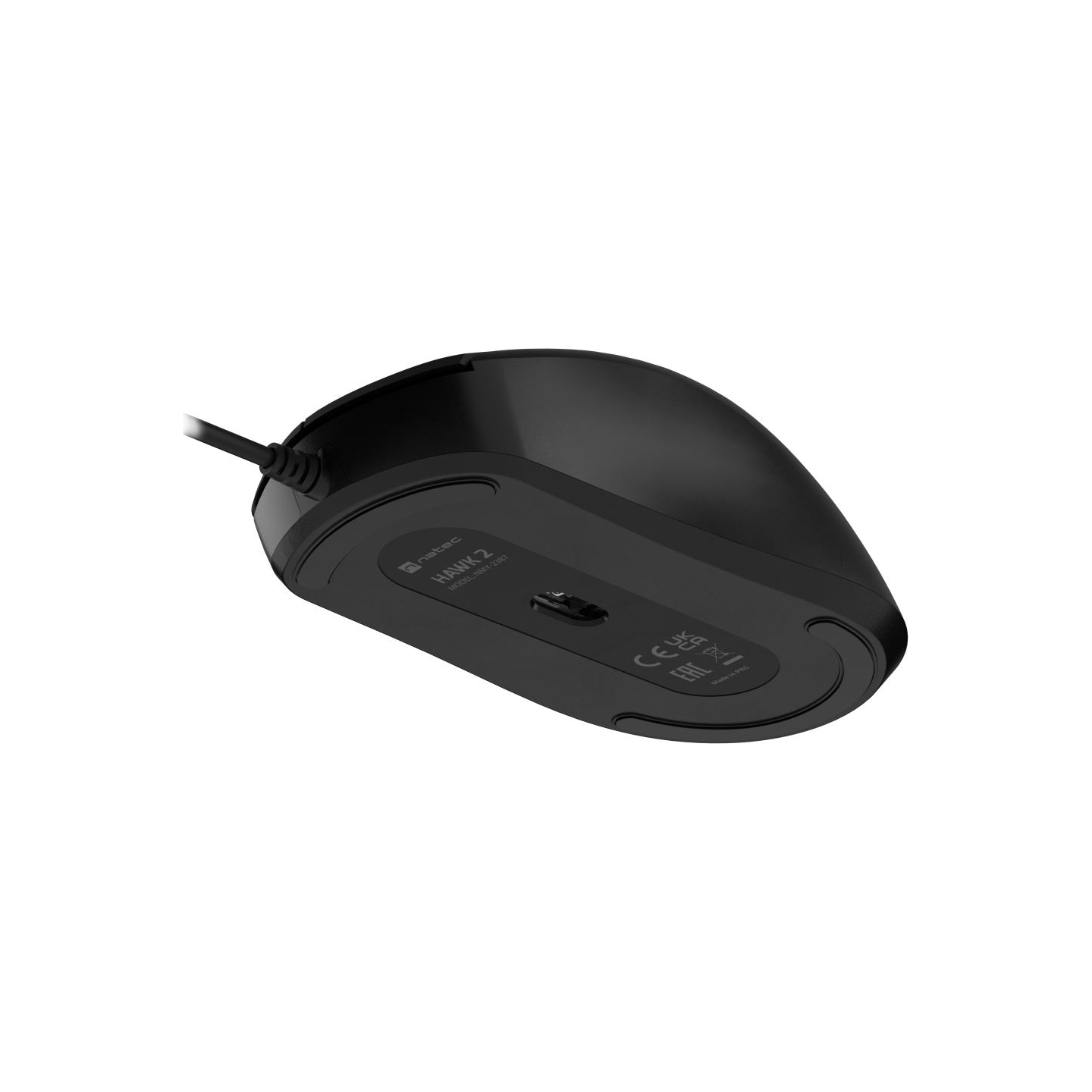 Natec Mouse Hawk 2 2400DPI laser black