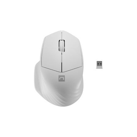 Natec | Mouse | Siskin 2 | Wireless | USB Type-A | White