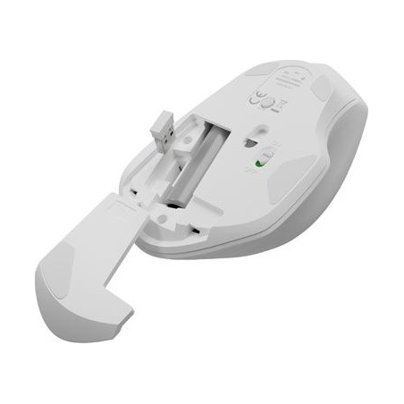 Natec | Mouse | Siskin 2 | Wireless | USB Type-A | White