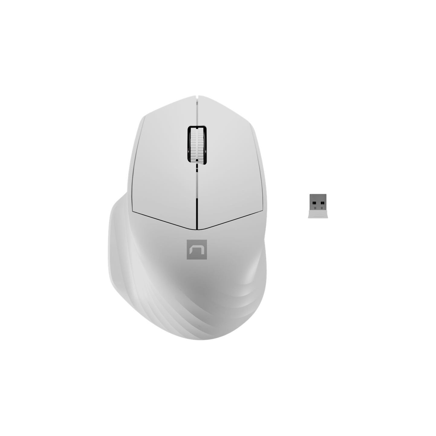 Natec | Mouse | Siskin 2 | Wireless | USB Type-A | White