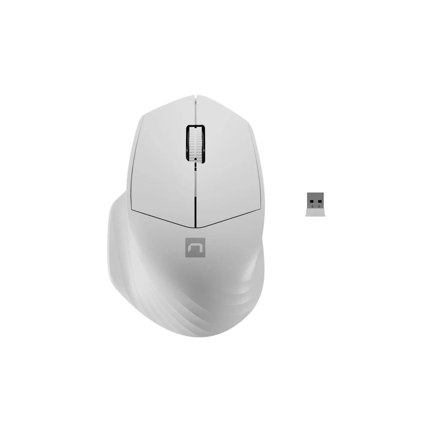 Natec | Mouse | Siskin 2 | Wireless | USB Type-A | White