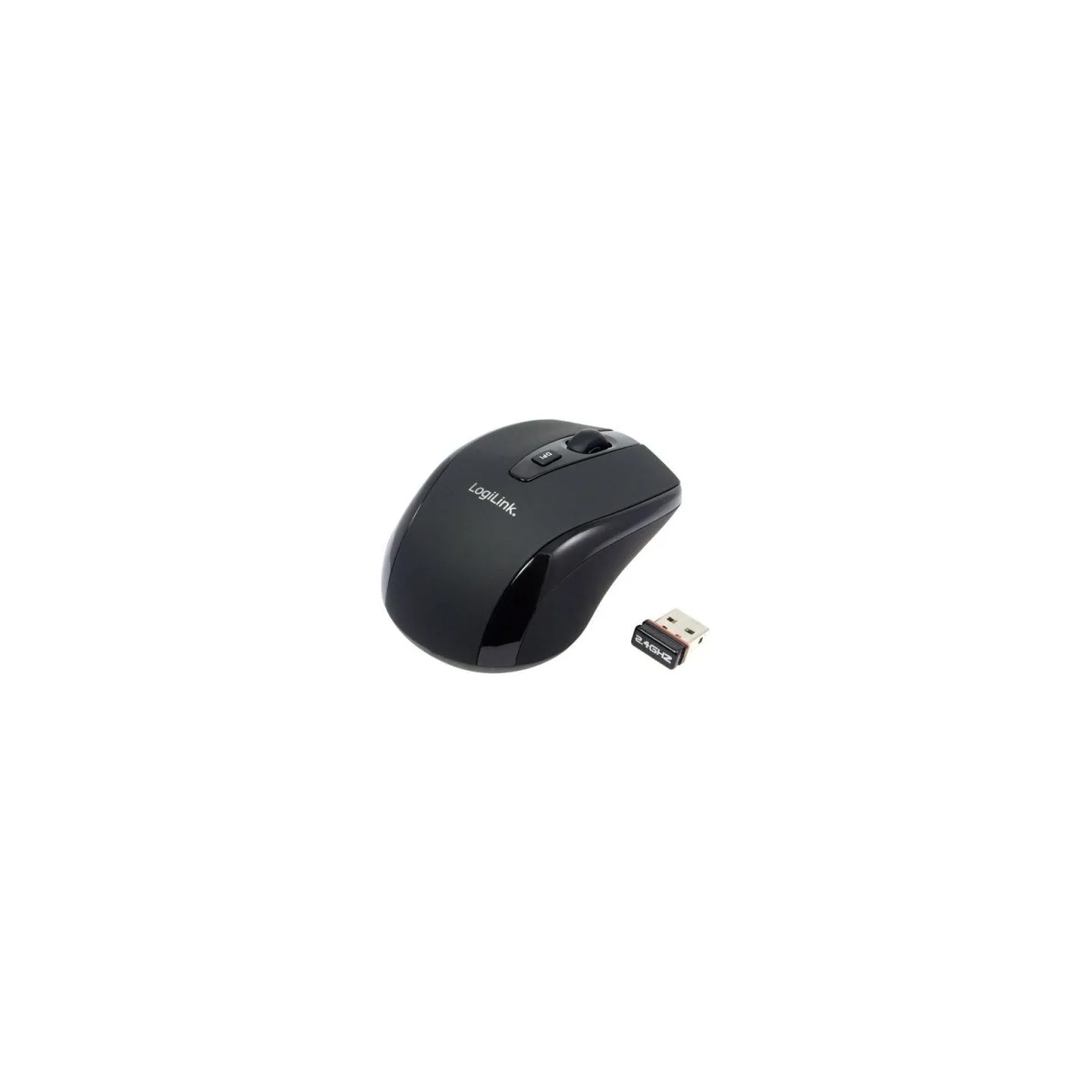 Logilink | Maus optisch Funk 2.4 GHz | wireless | 2.4GH wireless mini mouse with autolink | Black