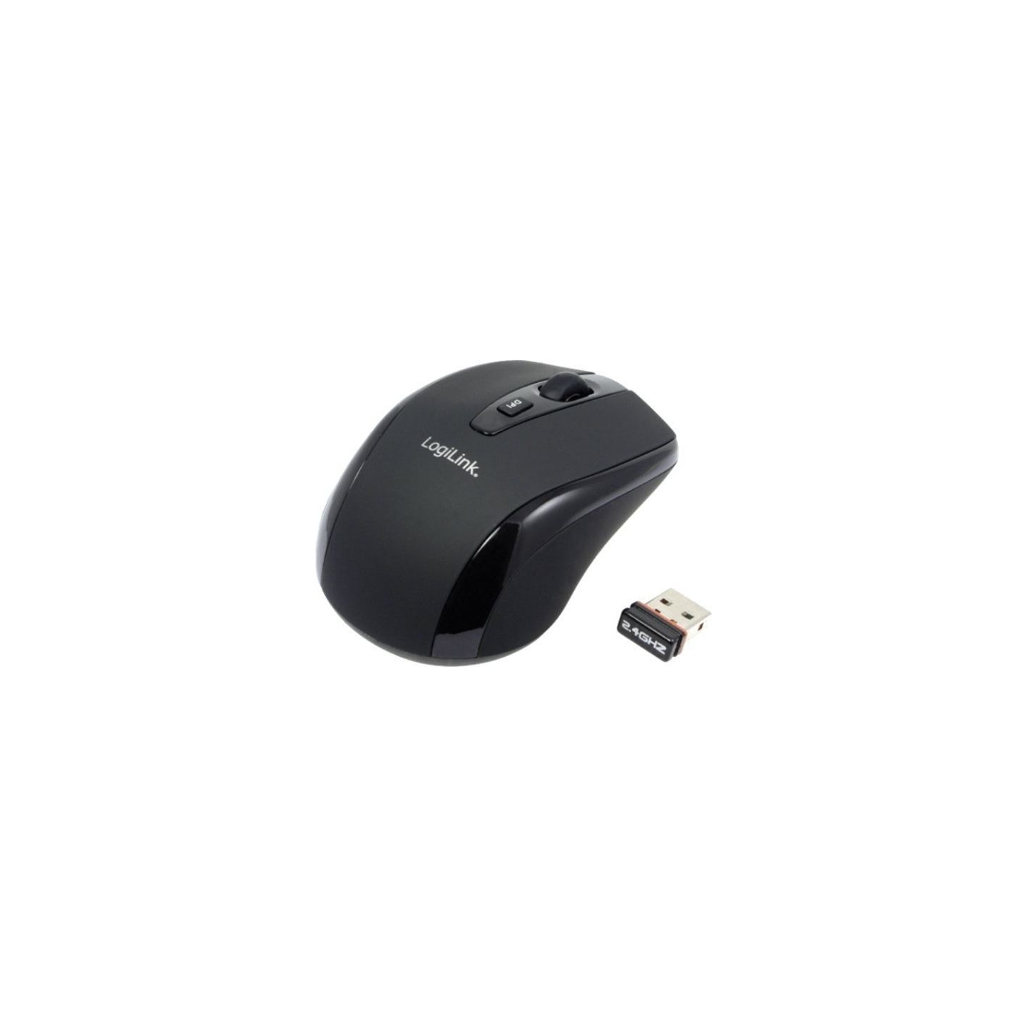 Logilink | Maus optisch Funk 2.4 GHz | wireless | 2.4GH wireless mini mouse with autolink | Black