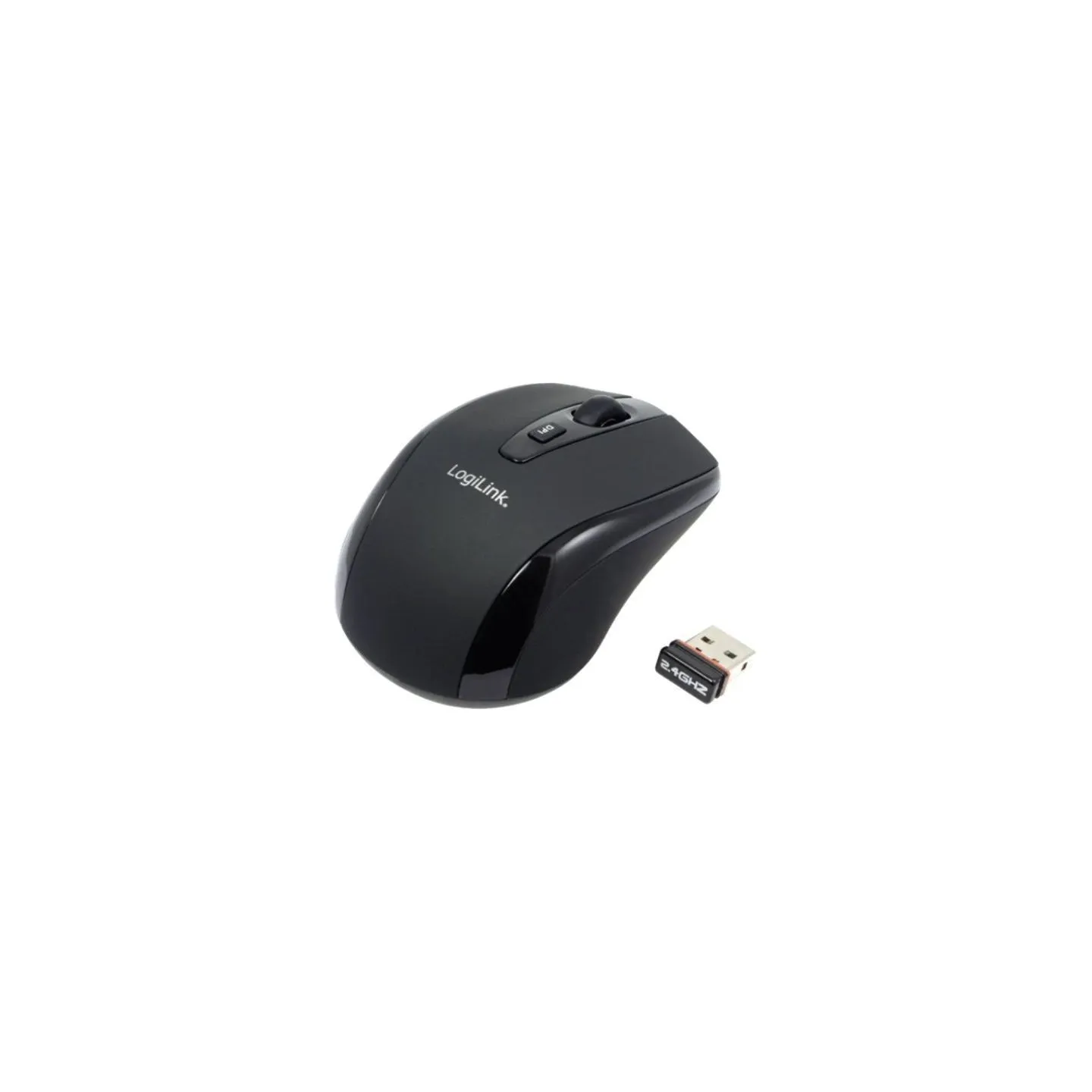Logilink | Maus optisch Funk 2.4 GHz | wireless | 2.4GH wireless mini mouse with autolink | Black