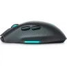 Dell | Gaming Mouse | AW620M | Wired/Wireless | USB-A | Dark Side of the Moon