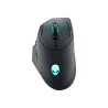Dell | Gaming Mouse | AW620M | Wired/Wireless | USB-A | Dark Side of the Moon