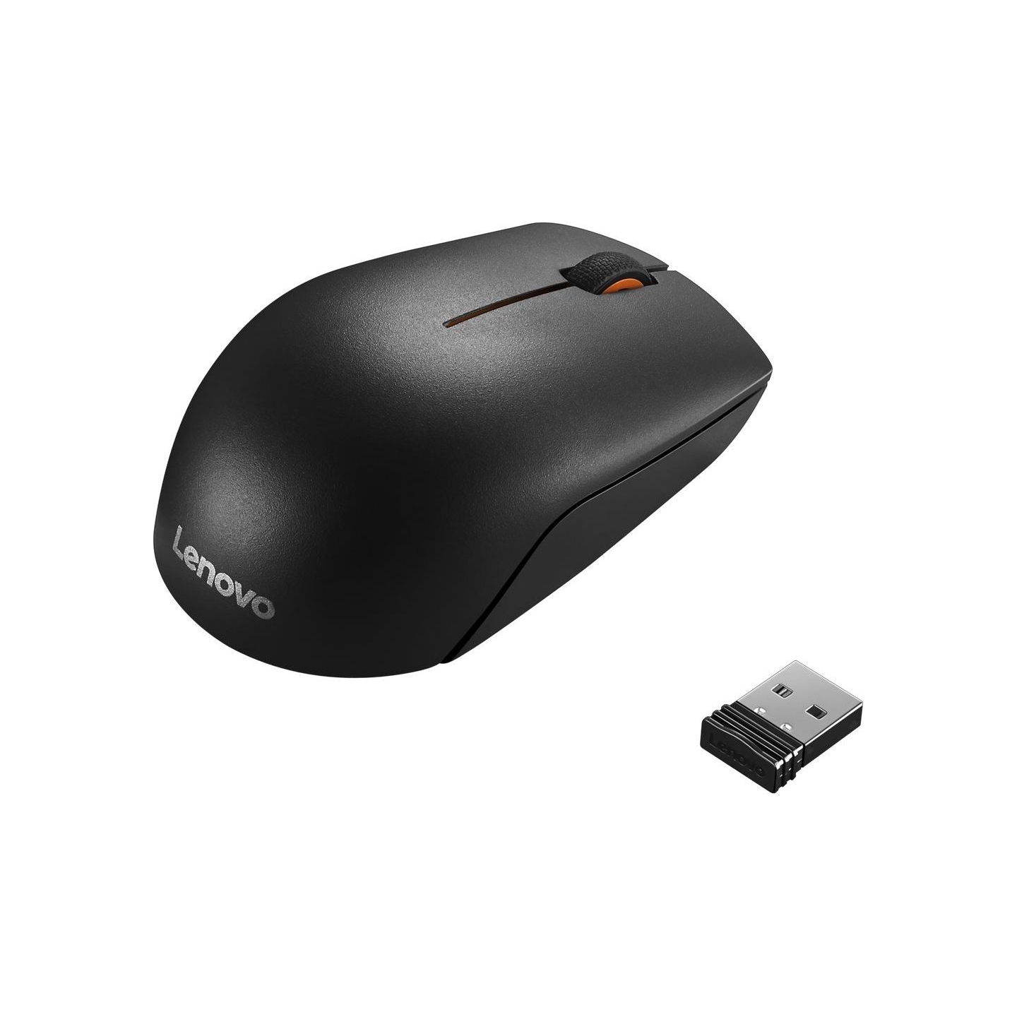 Lenovo | Wireless Compact Mouse | 300 | Optical Mouse | 2.4 GHz Wireless via Nano USB | Black | 1 year(s)