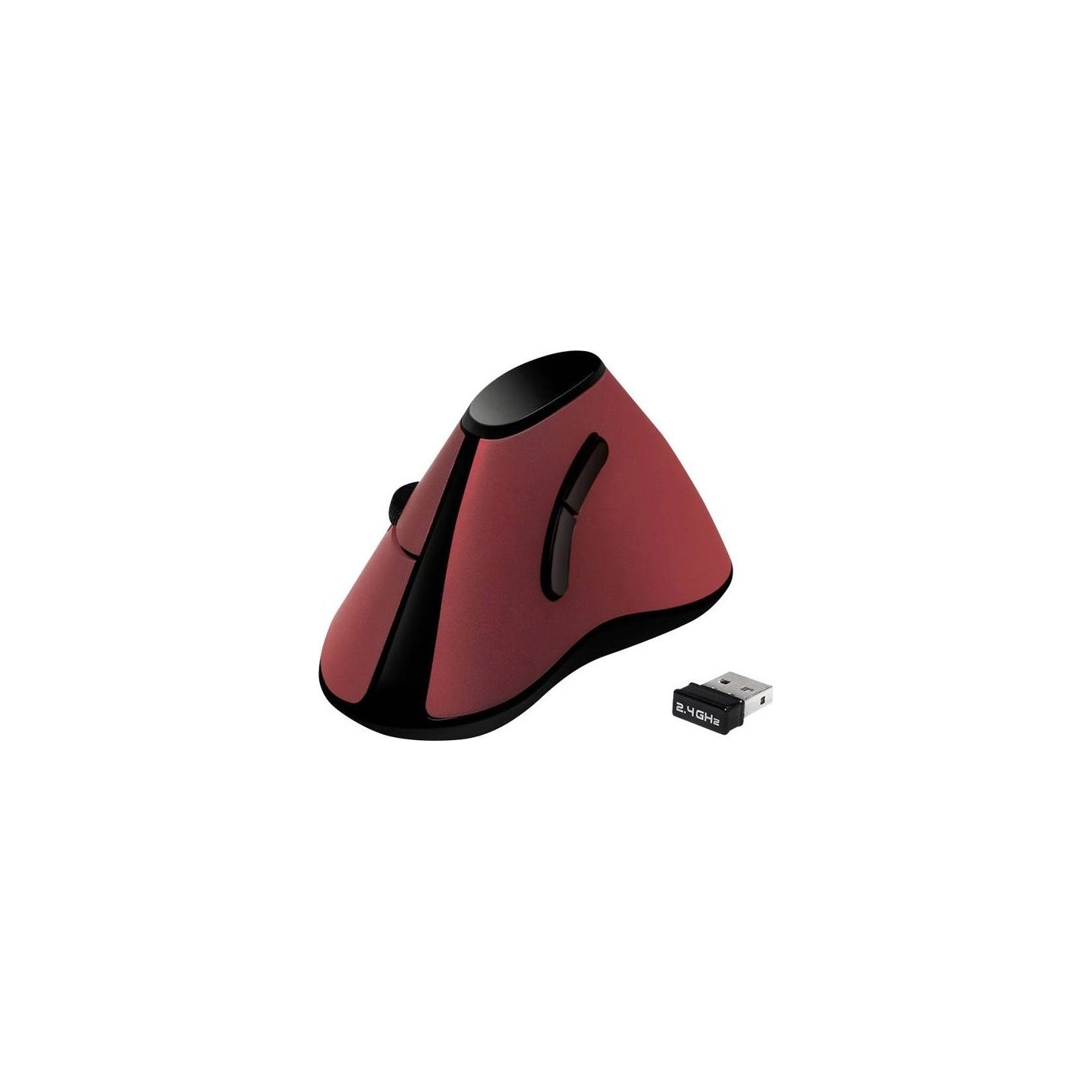 Logilink | Ergonomic Vertical Mouse | ID0159 | Wireless | Optical | Red