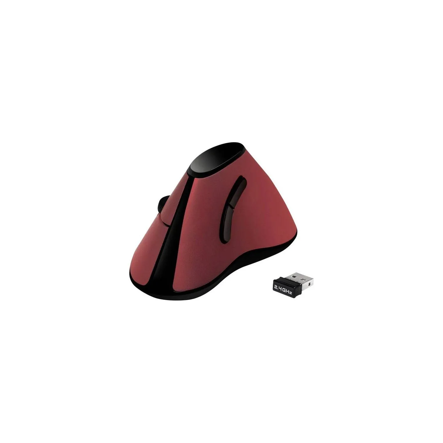 Logilink | Ergonomic Vertical Mouse | ID0159 | Wireless | Optical | Red