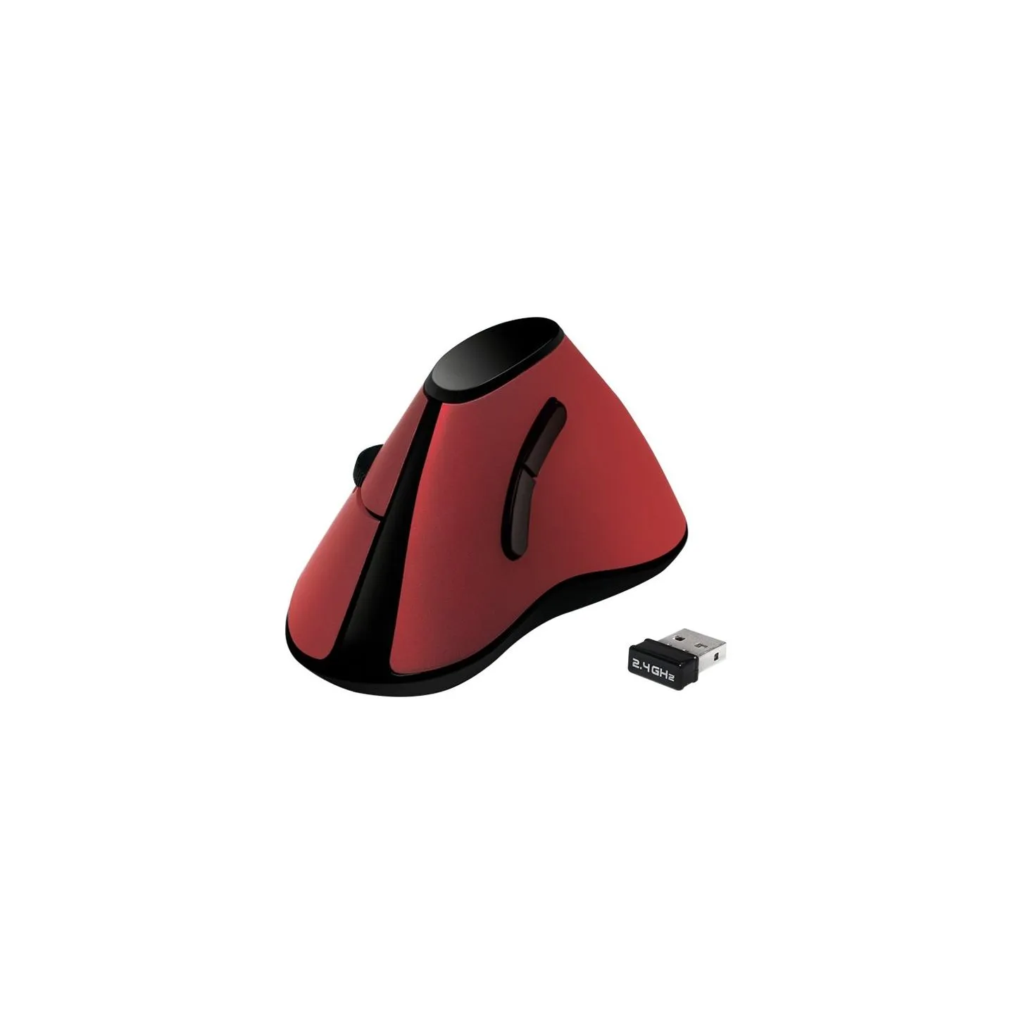 Logilink | Ergonomic Vertical Mouse | ID0159 | Wireless | Optical | Red