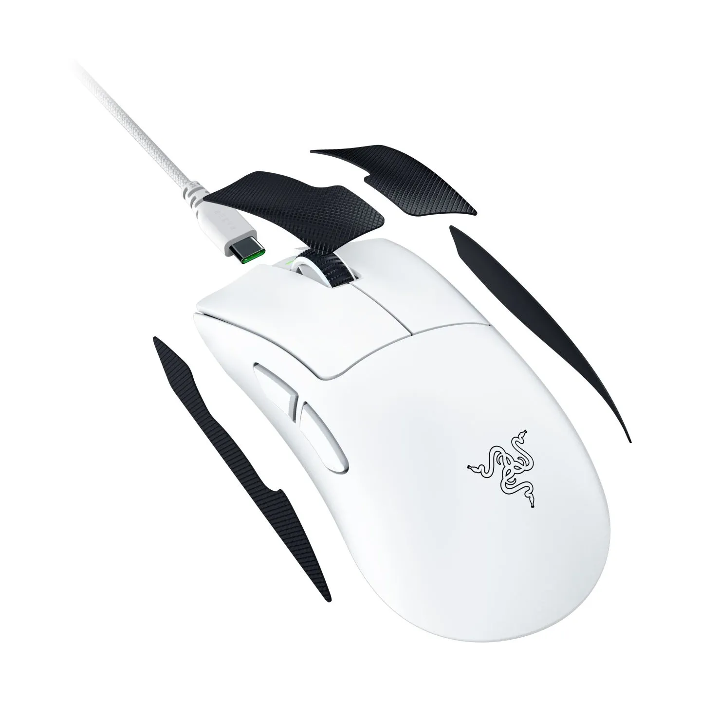 Razer DeathAdder V4 Pro Gaming Mouse - White
