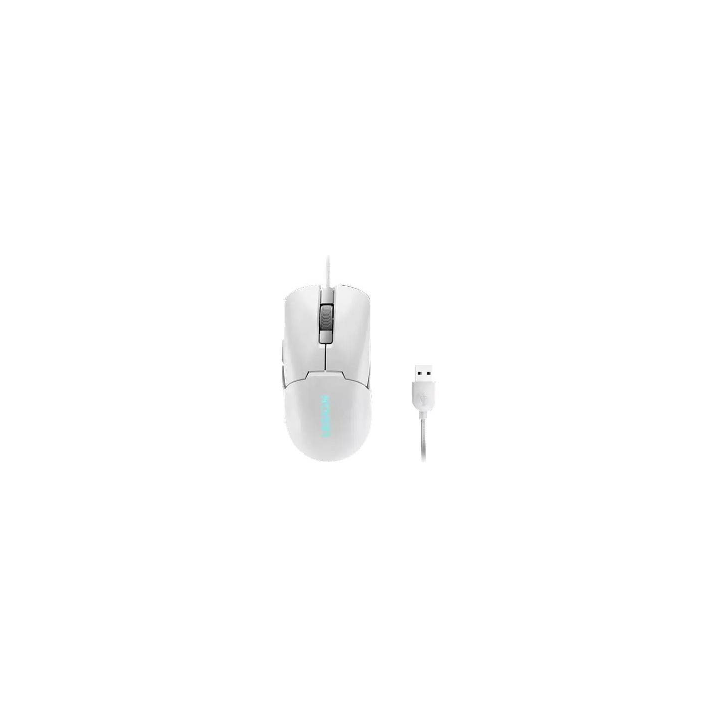 Lenovo | RGB Gaming Mouse | Legion M300s | Gaming Mouse | Wired via USB 2.0 | Glacier White