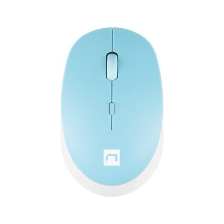 Natec | Mouse | Harrier 2 | Wireless | Bluetooth | White/Blue