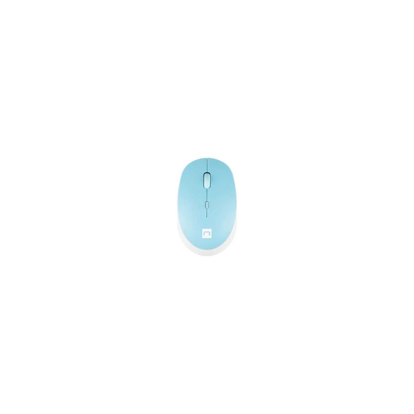 Natec | Mouse | Harrier 2 | Wireless | Bluetooth | White/Blue