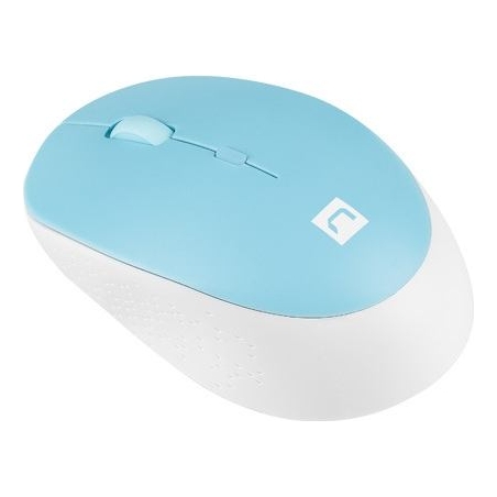 Natec | Mouse | Harrier 2 | Wireless | Bluetooth | White/Blue