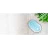 Natec | Mouse | Harrier 2 | Wireless | Bluetooth | White/Blue