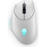 Dell | Gaming Mouse | AW620M | Wired/Wireless | Alienware Wireless Gaming Mouse | Lunar Light